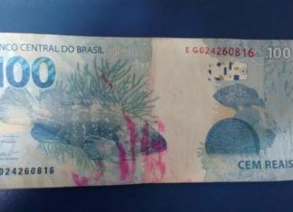 Saiba o que fazer se você receber uma cédula de dinheiro manchada